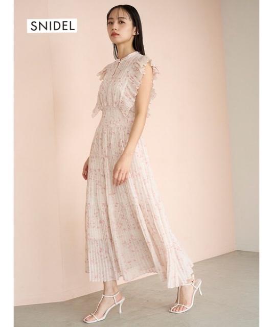 【SNIDEL】大人気のサステナフリルワンピース