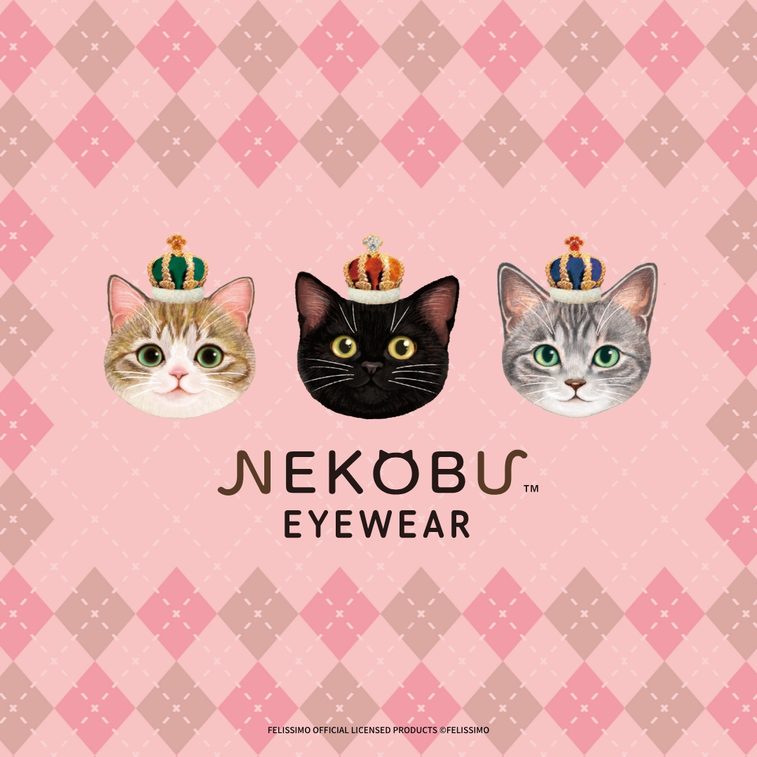 フェリシモ「猫部」×パリミキより猫たちをイメージしたメガネフレーム第3弾が登場!